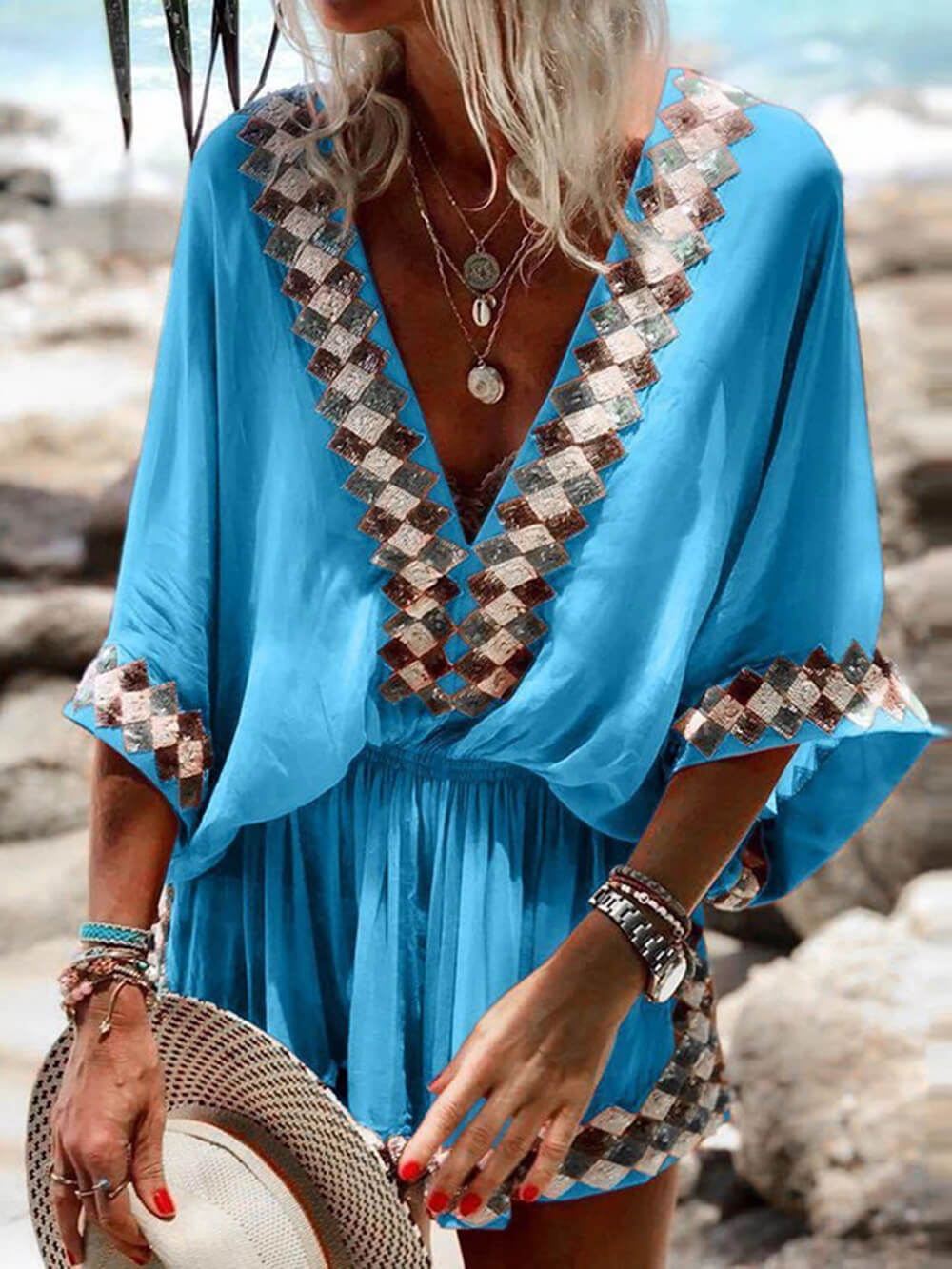 Miriam | Long Sleeve Romper