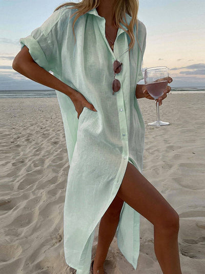 Jillian | Shirt Maxi Dress