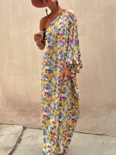 Mabel | One Shoulder Maxi Dress