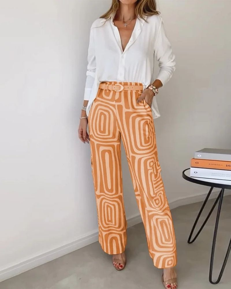 Candice | Blouse & Pants Set