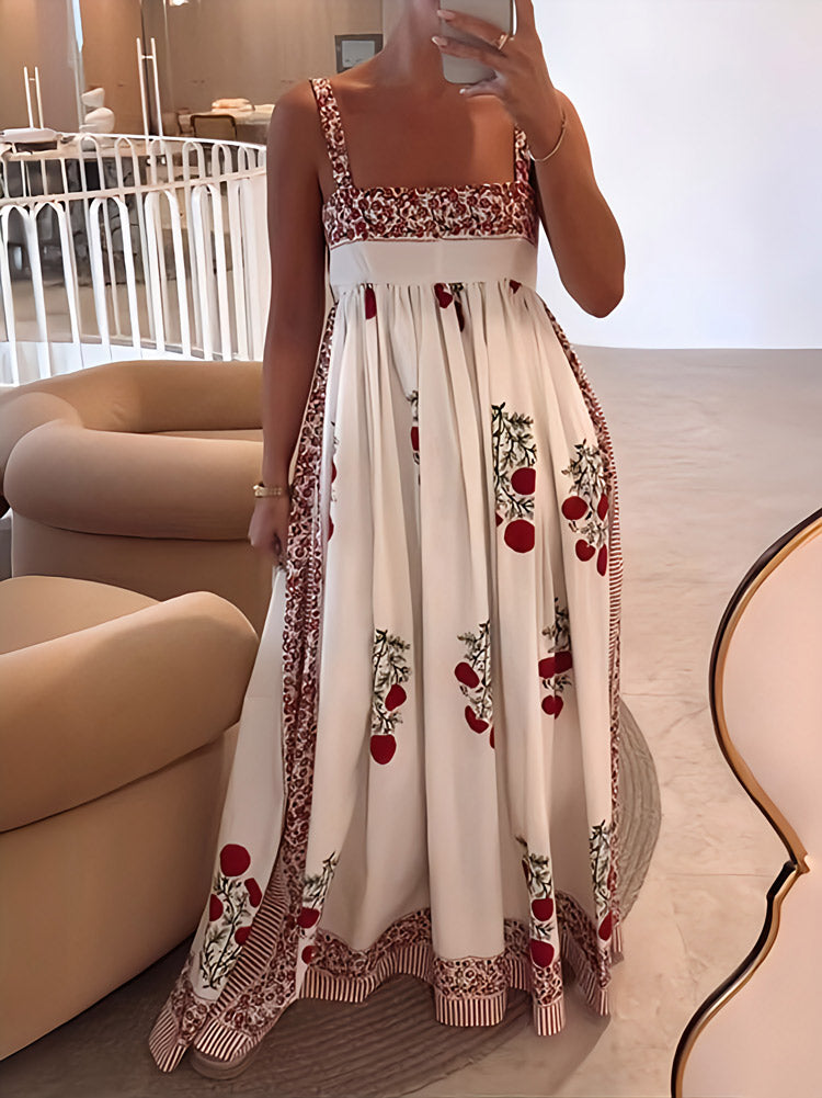 Maggie |  Floral Print Maxi Dress