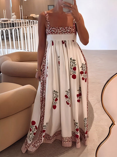 Maggie |  Floral Print Maxi Dress