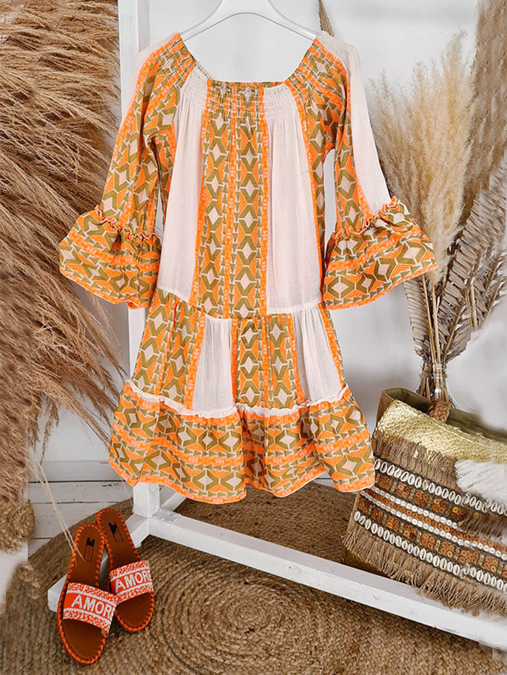 Joyce | Off Shoulder Mini Dress