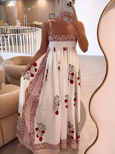Maggie |  Floral Print Maxi Dress