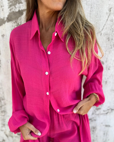 Izela | Casual Shirt & Shorts Set