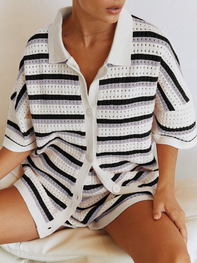 Caressa | Multicolored Knit Set