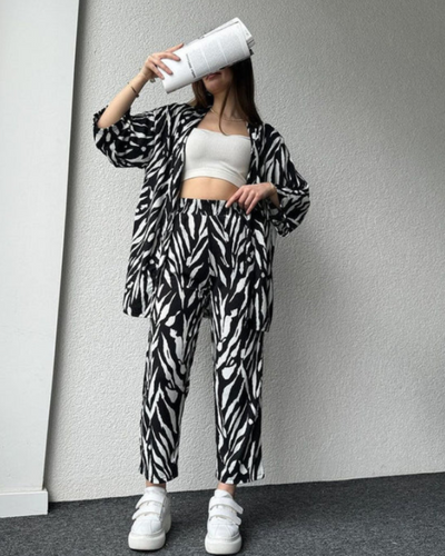 Denia | Oversized Shirt with Pants