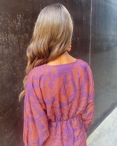 Janella | Long Sleeve Midi Dress