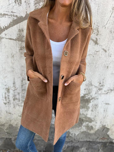 Feliz | Classic Single-Breasted Coat