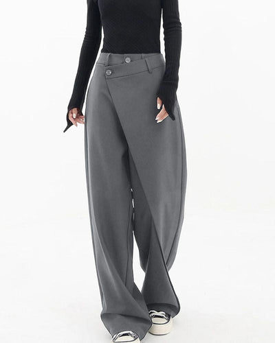 Mayra | Asymmetrical Baggy Trousers