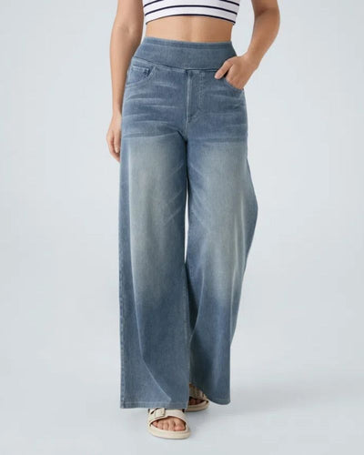 Bamia | Stretchy Wide Jeans