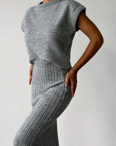 Chanel | Ribbed Knit Co-Ord Set