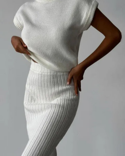 Chanel | Ribbed Knit Co-Ord Set