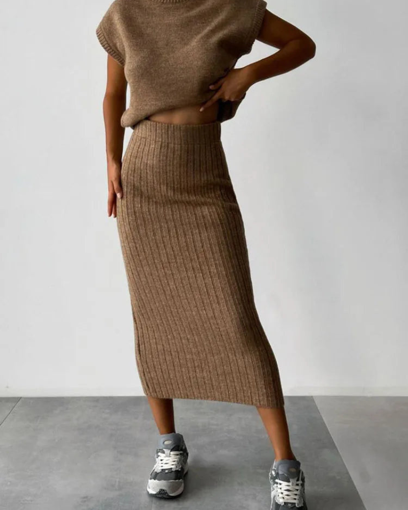 Chanel | Ribbed Knit Co-Ord Set