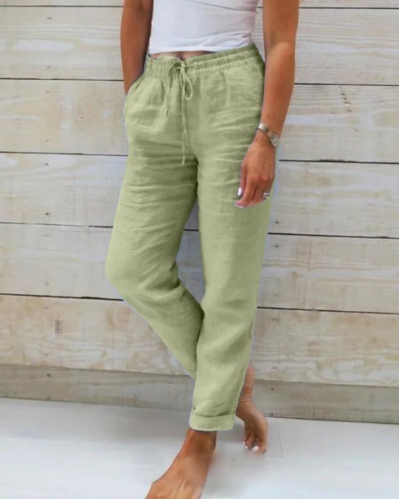 Adala | Elastic Waistband Pants