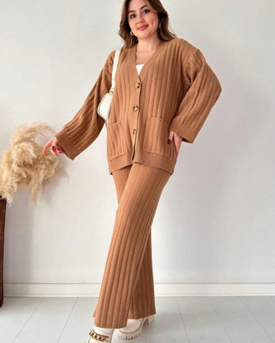 Lariana | Casual 2-piece knitted set