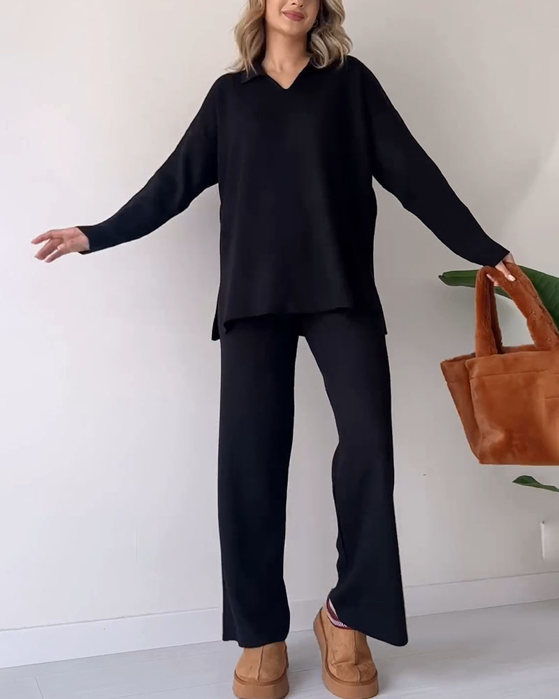 Cory | Casual knitted 2-Piece Set
