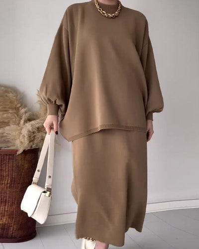 Tiana | Elegant Skirt & Sweater
