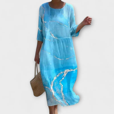 Miralou | Relaxed Floral Midi Dress