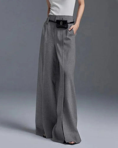 Maiane | Casual Split-front Trousers