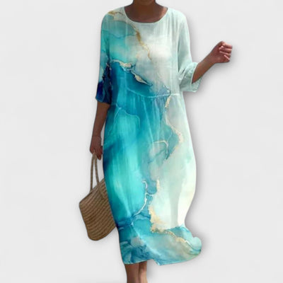 Miralou | Relaxed Floral Midi Dress