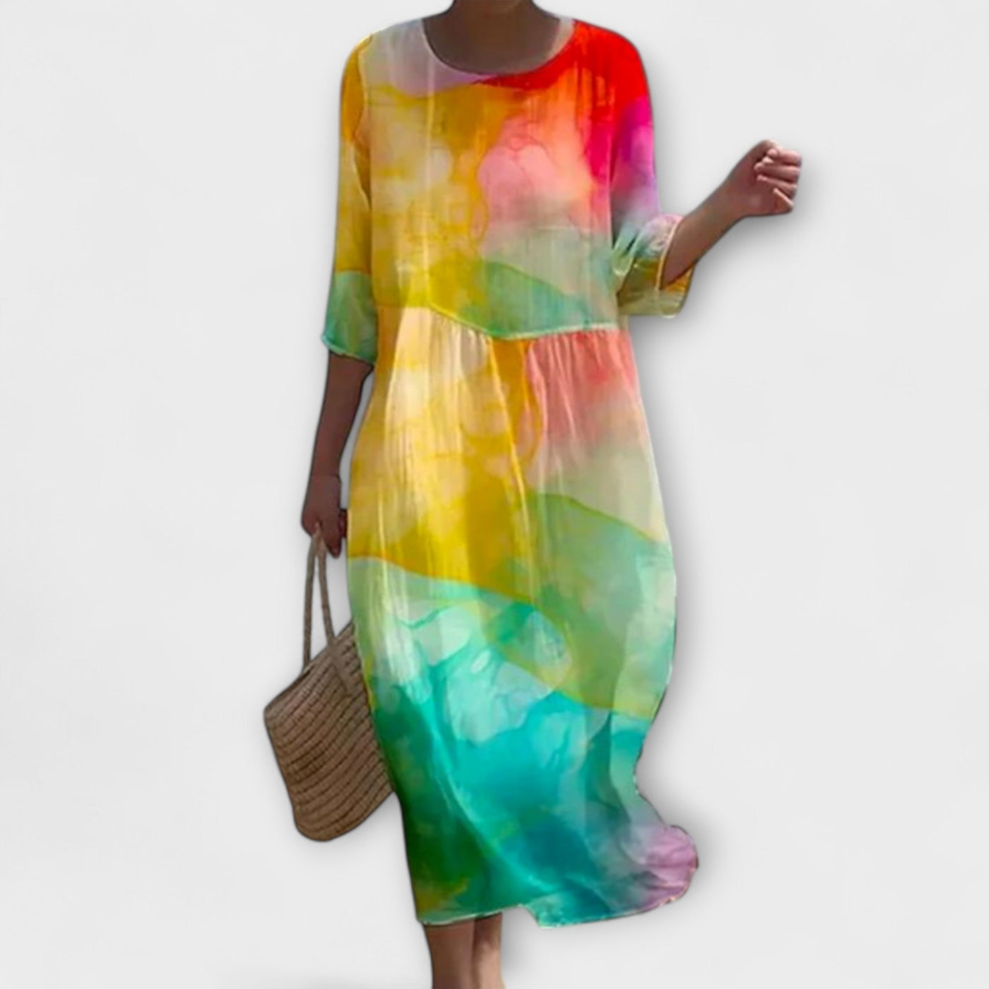 Miralou | Relaxed Floral Midi Dress
