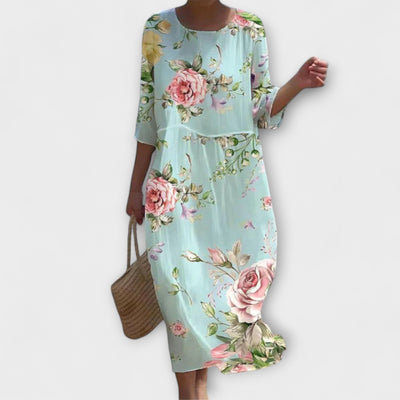 Miralou | Relaxed Floral Midi Dress