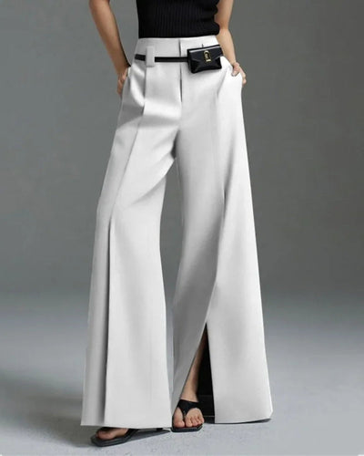 Maiane | Casual Split-front Trousers
