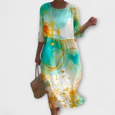 Miralou | Relaxed Floral Midi Dress