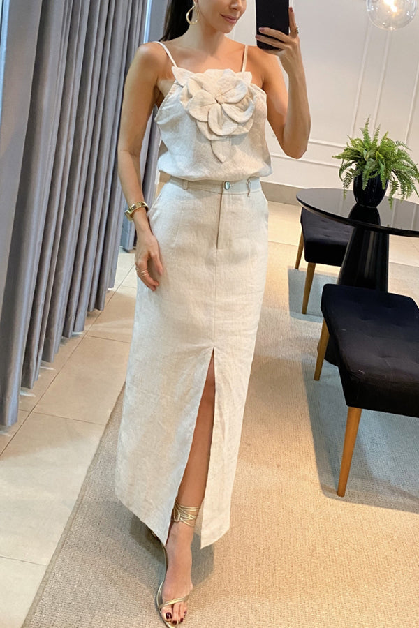 Nica | Front Slit Maxi Dress