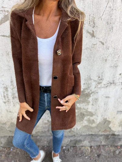 Feliz | Classic Single-Breasted Coat