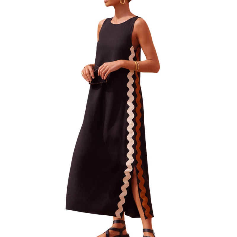 Teresita | Loose Side Slit Maxi Dress