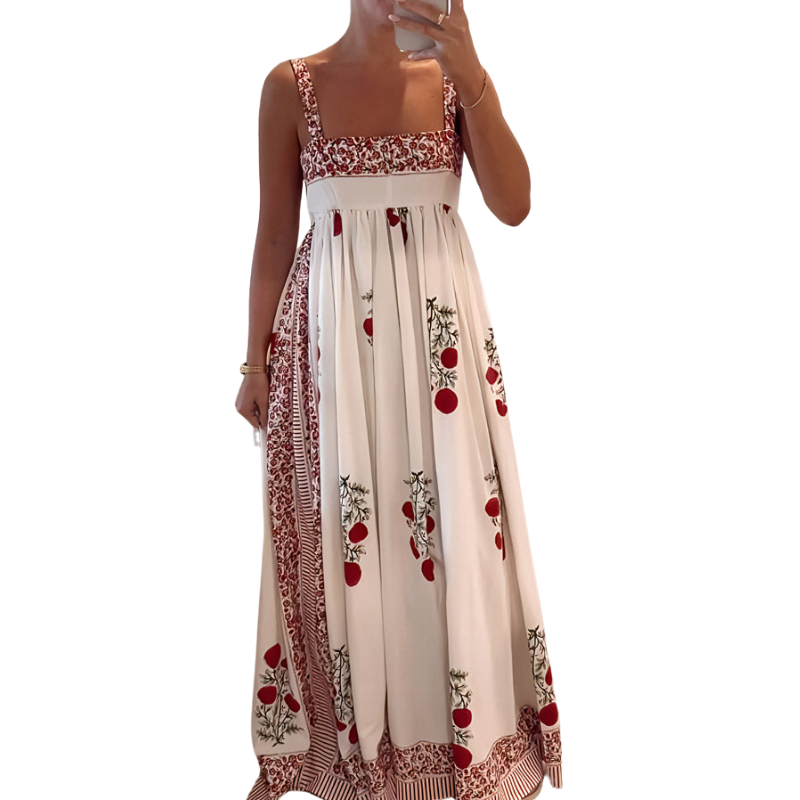 Maggie |  Floral Print Maxi Dress