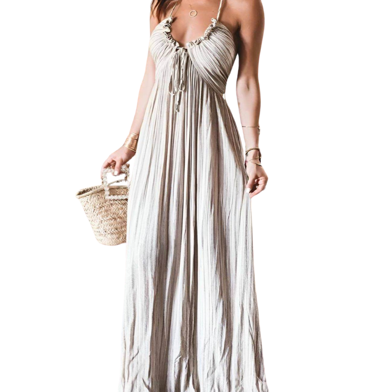 Lanie | Pleated Maxi Dress