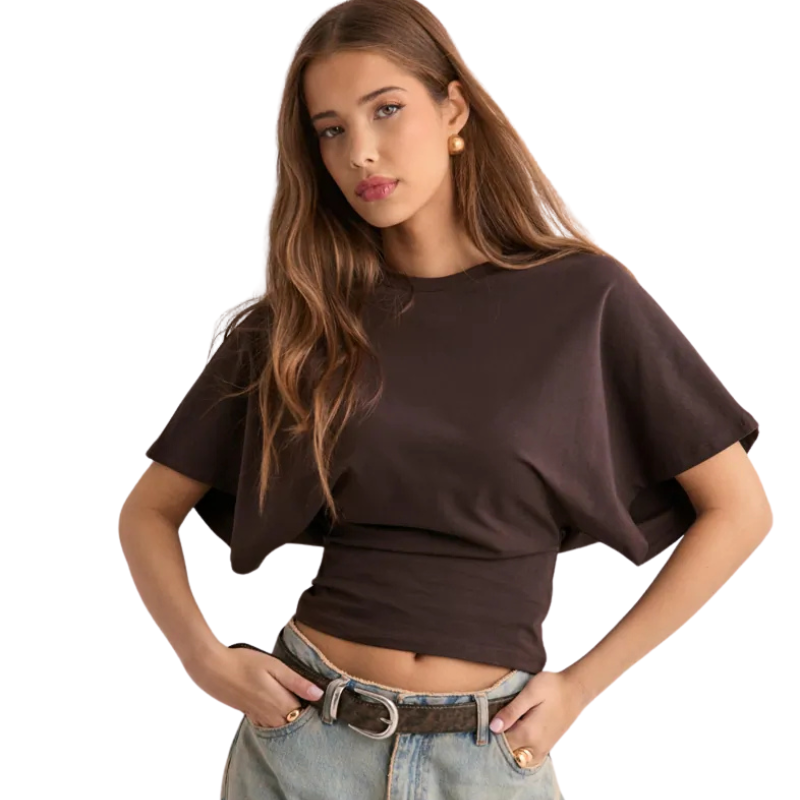 Emily | Cropped Waisted Top