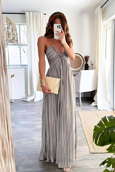 Lanie | Pleated Maxi Dress