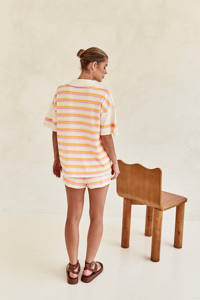 Caressa | Multicolored Knit Set