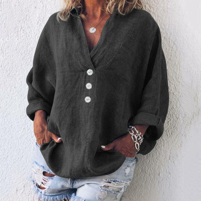 Vivian | V-neck Loose Fit Shirt