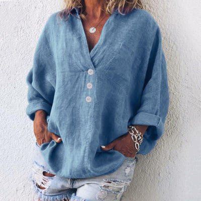 Vivian | V-neck Loose Fit Shirt