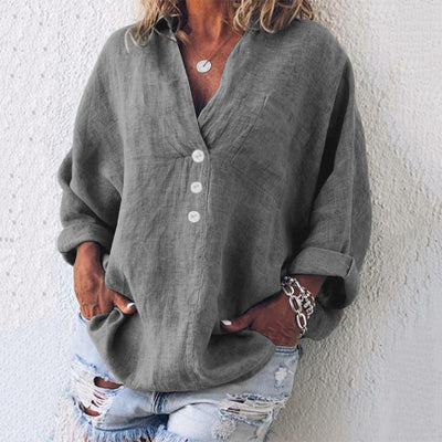 Vivian | V-neck Loose Fit Shirt