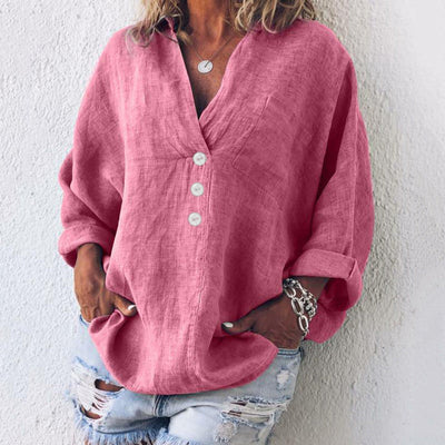 Vivian | V-neck Loose Fit Shirt