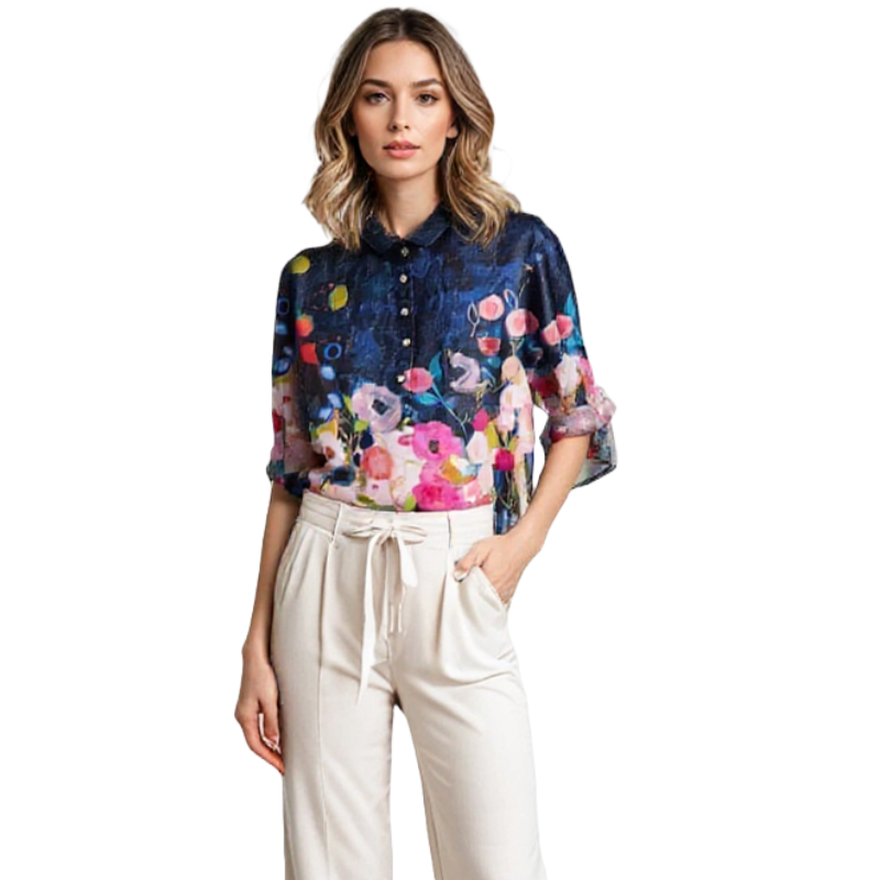 Anny | Floral Vintage Blouse