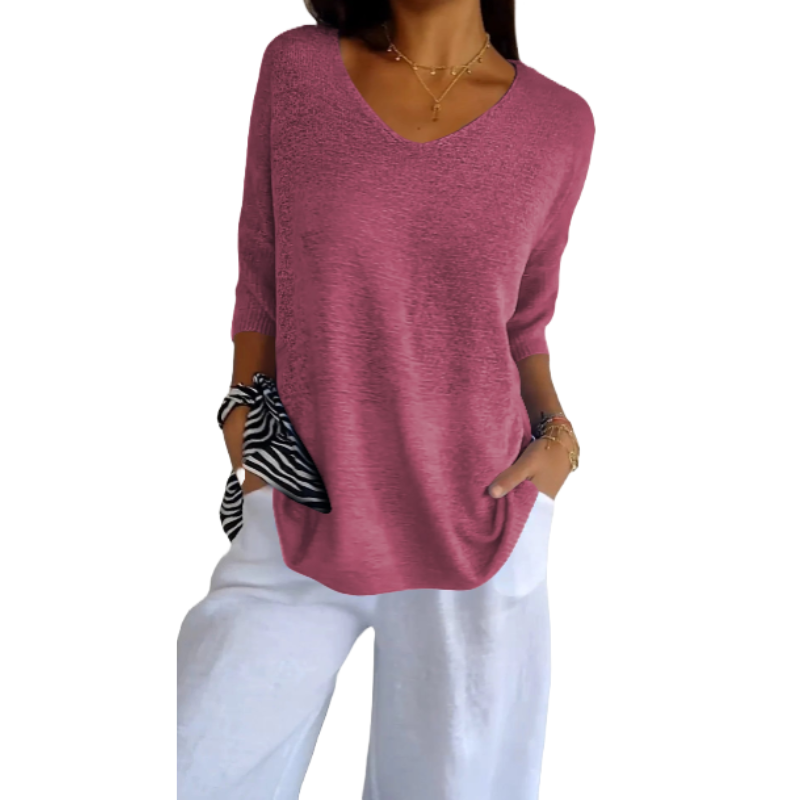 Jill | Timeless V-Neck Top