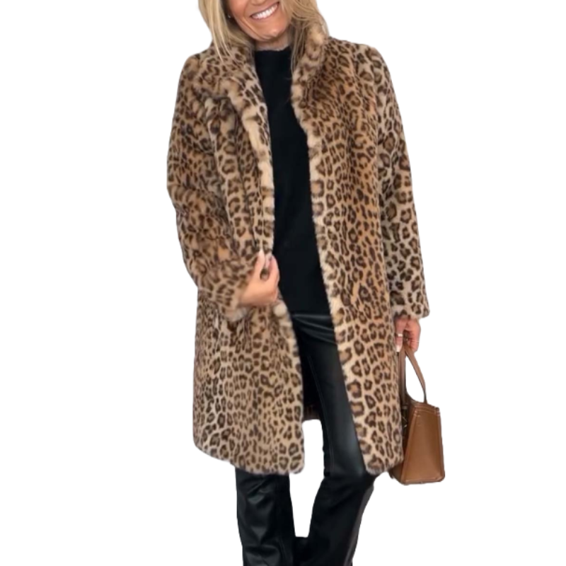 Dainna | Elegant Leopard Coat