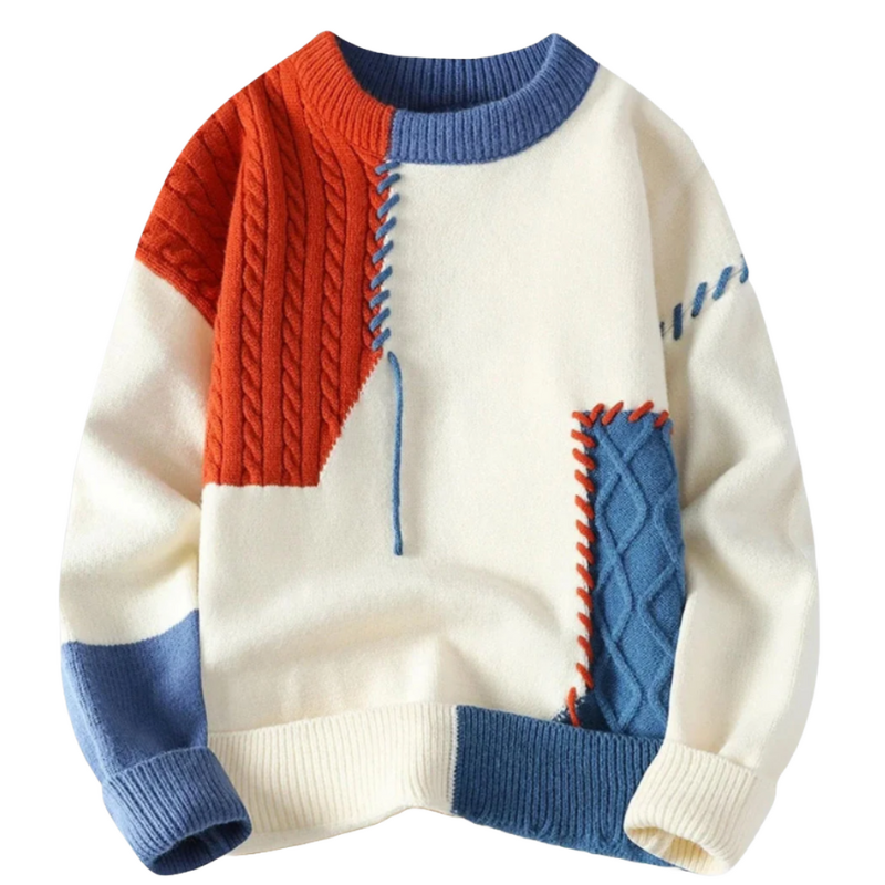 Simon | Jumper with Patchwork