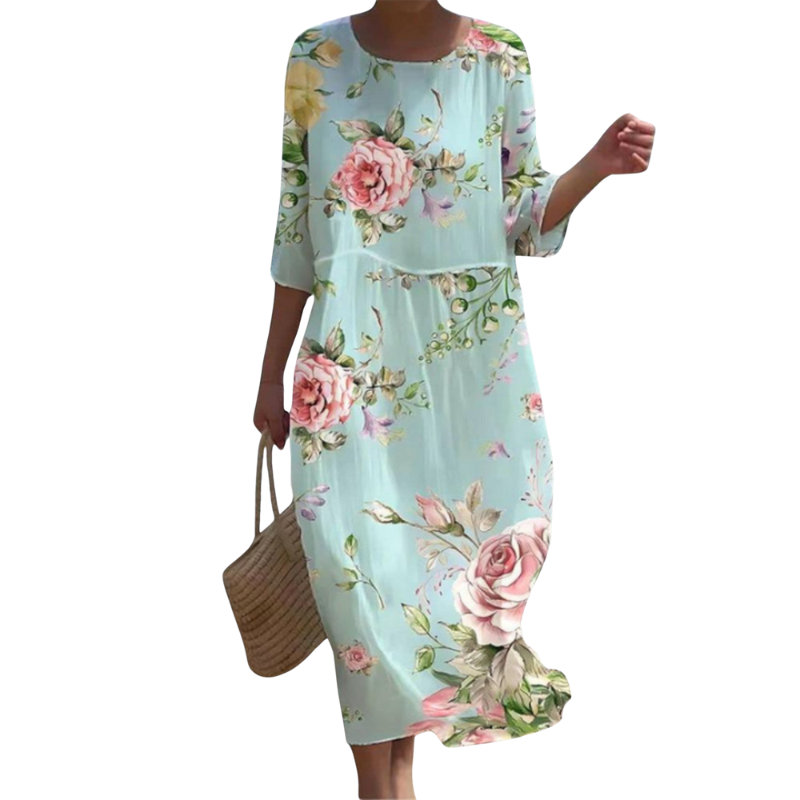 Miralou | Relaxed Floral Midi Dress