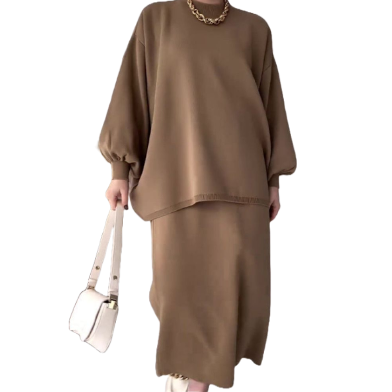 Tiana | Elegant Skirt & Sweater