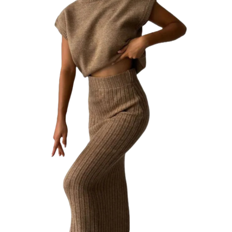 Chanel | Ribbed Knit Co-Ord Set