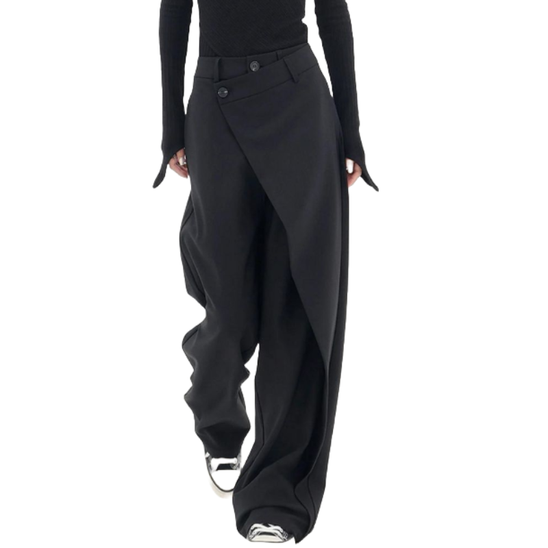 Mayra | Asymmetrical Baggy Trousers