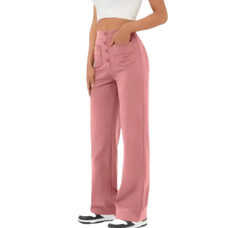 Amy | High-waisted elastic pants